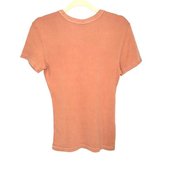 Fabletics Tinsley Fitted Crew Neck Tee in Clay  NWT - Picture 4 of 7